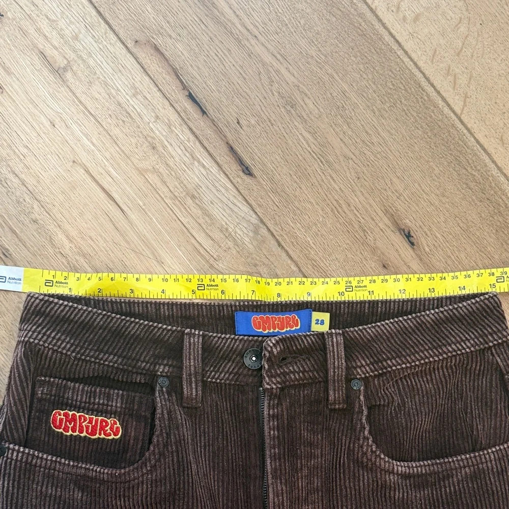 Empyre Dark Brown Corduroy Relax Loose Fit skate pants - Picture 7 of 8